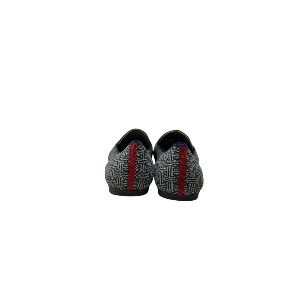 Rothy's The Loafer Flats Women's Size 10 Charcoal Grid Grey Slip On 003-154